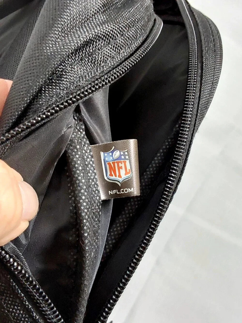 NFL Raiders Black Mini Backpack